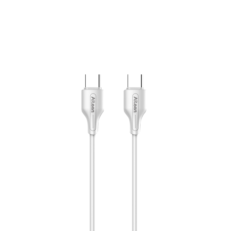 A01-CCW Type-C to Type-C Cable 1m Support PD and QC fast charging White Color